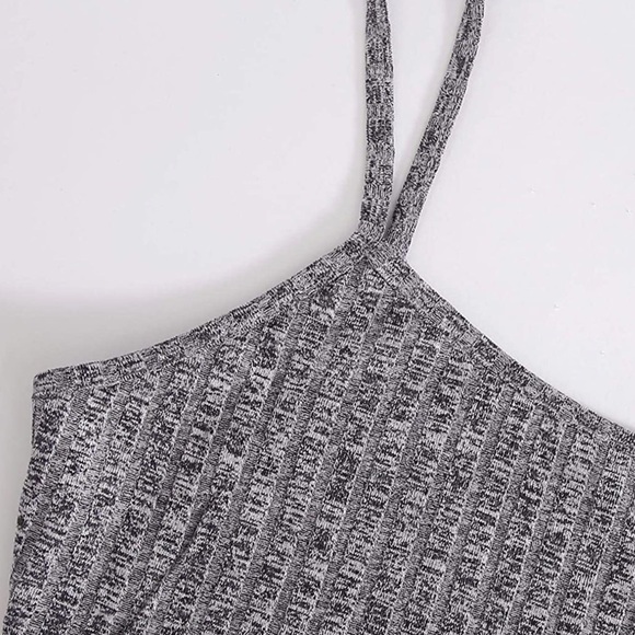 Loungewear Set • Ribbed Crop Top + Pants • Large - Picture 2 of 5